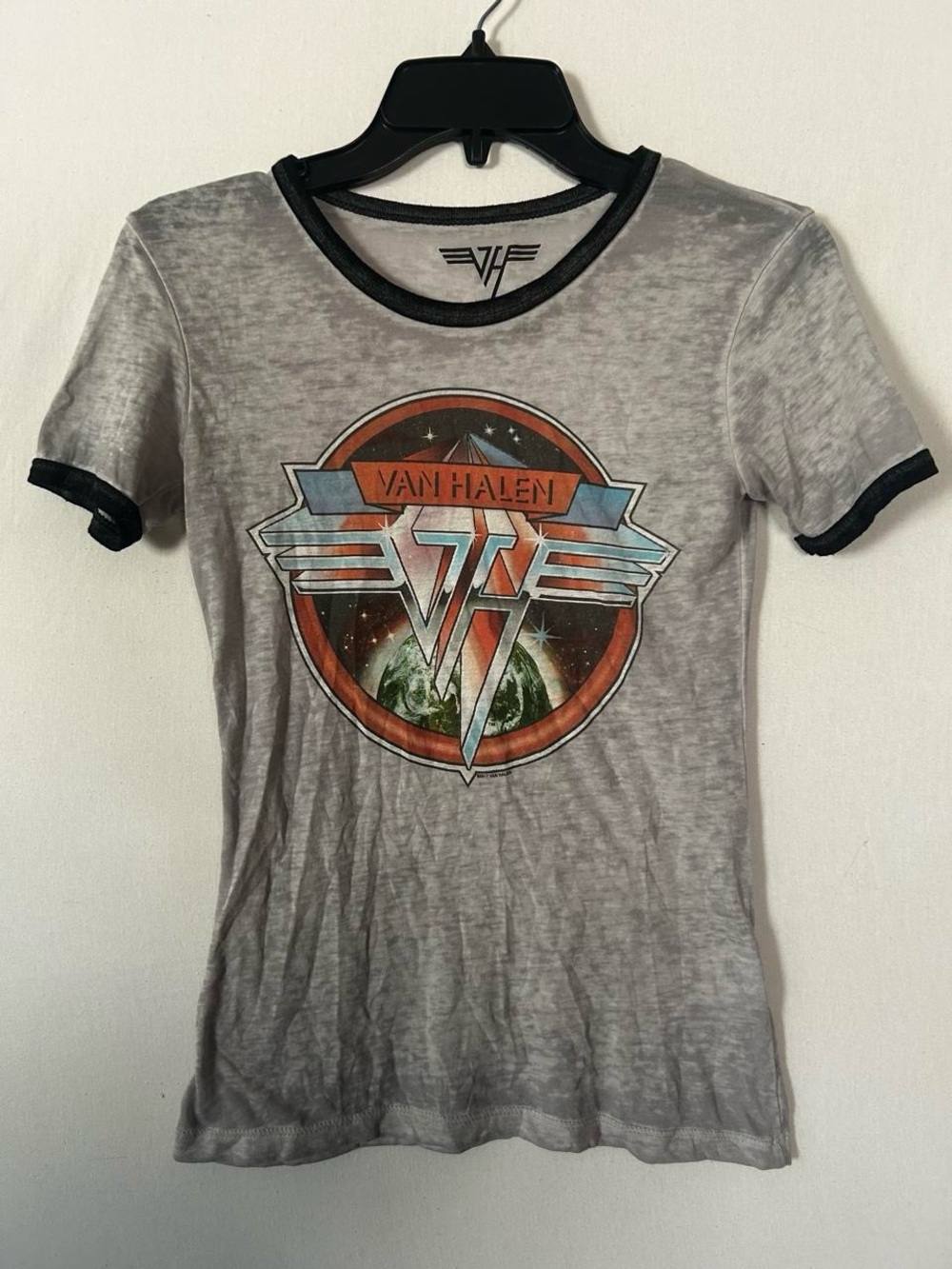 Van Halen paper thin Ringer Graphic Tee - Picture 5 of 7